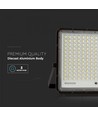 30W Solar LED-Flutlicht - IP65, Schwarz, inkl. Solarpanel, Fernbedienung, integrierter Akku