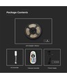 V-Tac 4W/m RGB+CCT LED-Streifen Set - 5m, 60 LEDs pro Meter, IP65