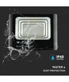 50W Solar LED-Flutlicht - IP65, Schwarz, Arbeitsleuchte, inkl. Solarpanel, Fernbedienung