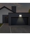 10W LED Solarstrahler - IP65, Schwarz, inkl. Solarpanel, Sensor