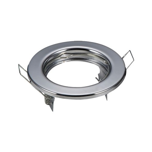 2er-Pack MR16/GU10 Downlight-Set - Ohne Leuchtmittel, Chrom, Loch: Ø6,5 cm, Maße: Ø8 cm