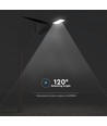V-Tac 50W LED-Solargassenlampe - Weiß, inkl. Solarpanel, Fernbedienung, IP65