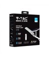 V-Tac 50W LED-Solargassenlampe - Weiß, inkl. Solarpanel, Fernbedienung, IP65