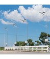 V-Tac 50W LED-Solargassenlampe - Weiß, inkl. Solarpanel, Fernbedienung, IP65