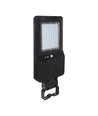 V-Tac 40W LED-Solargassenlampe - Schwarz, inkl. Solarpanel, Fernbedienung, Sensor, IP65
