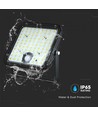 30W Solar LED-Fluter - IP65, Schwarz, inkl. Solarpanel, Fernbedienung, eingebauter Akku