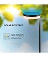 V-Tac 2W Solar-Gartenlampe LED - Sensor, Ø27 cm, IP54