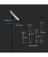 2 Stk. LED-Solar-Gartenlampe - 3W, verstellbar, Ø14,8 cm, IP65