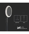 2 Stk. LED-Solar-Gartenlampe - 3W, verstellbar, Ø14,8 cm, IP65