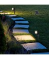 V-Tac 2x1,2W Solarlampen LED - Schwarz, mit Erdspieß, IP65