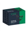 V-Tac 3x1,2W Solarlampen LED - Schwarz, mit Erdspieß, IP65