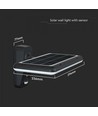 15W Solar-Wandleuchte LED - IP65, schwarz, Sensor