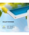 15W Solar-Wandleuchte LED - IP65, Weiß, Sensor