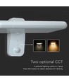 15W Solar-Wandleuchte LED - IP65, Weiß, Sensor