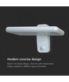 15W Solar-Wandleuchte LED - IP65, Weiß, Sensor
