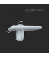 15W Solar-Wandleuchte LED - IP65, Weiß, Sensor