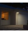 15W Solar-Wandleuchte LED - IP65, Weiß, Sensor