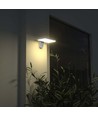 15W Solar-Wandleuchte LED - IP65, Weiß, Sensor
