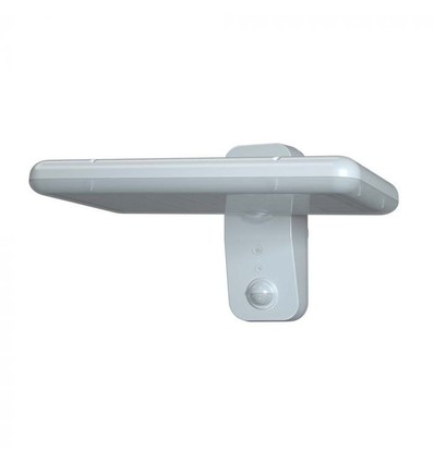 15W Solar-Wandleuchte LED - IP65, Weiß, Sensor