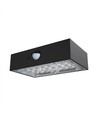 3W Solar-Wandleuchte LED - IP65, schwarz, Sensor
