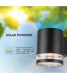 0,55W Solar-Wandleuchte LED - IP54, Schwarz