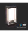 1W Solar-Wandleuchte LED - IP54, schwarz, Sensor