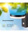 5,5W Solar-Wandleuchte LED - IP54, Sensor