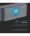 2,5W Solar-Wandleuchte LED - IP54, Sensor, verstellbarer Abstrahlwinkel