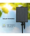 V-Tac Solar-Lichterkette mit 15 Stück 0,2W Lampen - 15 Meter, IP44, inkl. Leuchtmittel