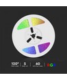 V-Tac 1,2W LED Solar RGB-Strip - 5 Meter, Fernbedienung, IP67