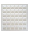 60x60 LED-Panel Raster, 36W - 110lm/w, UGR16, RA90, Philips-Treiber, flicker free, weißer Rahmen