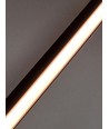 120cm Beleuchtung für Akustikpaneele, schwarz - CCT LED-Streifen, Komplettset mit Aluprofil