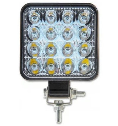 48W LED, 12V / 24V - Kaltweiß, Arbeitsscheinwerfer, Auto, LKW, Traktor, Anhänger, Einsatzfahrzeuge