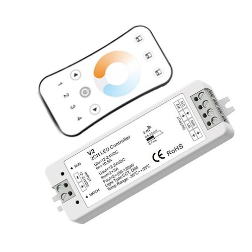 LEDlife rWave CCT-Controller mit Fernbedienung - 12V (120W), 24V (240W)