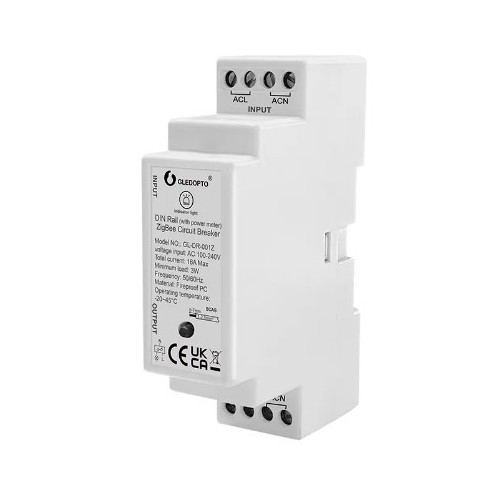 Gledopto ZigBee Relais - Hutschiene, Zigbee 3.0, 16A