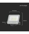 30W LED-Fluter - 185lm/W, Arbeitsleuchte, Außenbereich