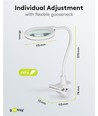 LED-Lupenlampe mit Klemme 6W - Weiß
