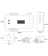 Treppen LED COB Streifen-Set 11W pro Stufe - 24V DC, IP20, Bis zu 16 Stufen, mit Sensor + Effekten