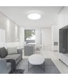 24W LED Deckenleuchte - Ø29,5cm, Höhe: 5,5cm, weißer Rand