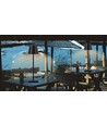 Wiederaufladbare LED-Tischlampe Innen/Außen - Schwarz, Touch-Dimmer, CCT, IP54 für den Außenbereich