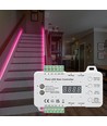 2x5m 16W Treppen RGB LED-Streifen Set - 24V DC, IP30, mit Sensor