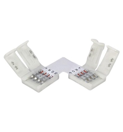 L-Verbindungsteil für RGB-Streifen - 10 mm breit, 12V / 24V