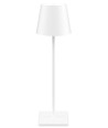 Wiederaufladbare LED-Tischlampe Innen/Außen - Weiß, Touch-dimmbar, CCT, IP54 für den Außenbereich