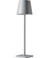 Wiederaufladbare LED-Tischlampe für Innen/Außen - Grau, Touch-dimmbar, CCT, IP54 für den Außenbereich
