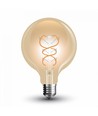 E27 dekorative LED Globe-Lampe - Spiral-Filament, 5W, extra warmweiß