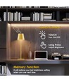 Wiederaufladbare LED-Tischlampe Innen/Außen - Curry / Gold, Touch-Dimmer, CCT, IP54 für den Außenbereich