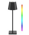 Wiederaufladbare LED-Tischlampe für Innen/Außen - RGB+CCT, Touch-dimmbar, IP54 für den Außenbereich
