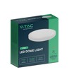 24W LED Deckenleuchte - Ø29,5cm, Höhe: 5,5cm, weißer Rand