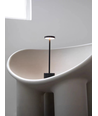 Wiederaufladbare LED-Tischlampe - Schwarz, Touch-dimmbar, CCT, IP20