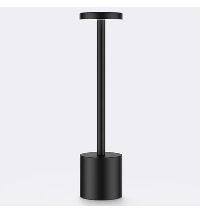 Wiederaufladbare LED-Tischlampe - Schwarz, Touch-dimmbar, CCT, IP20